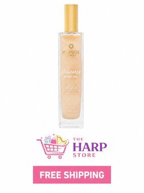Infinite Beauty Coconut Shimmer Body Oil 5 fl oz Hydrating Glow Moisturizing Oil